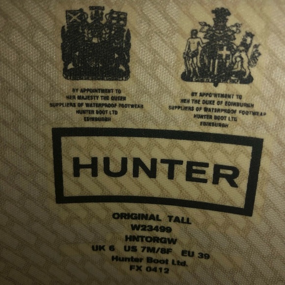 Hunter Tall boots size 8 - Picture 5 of 6